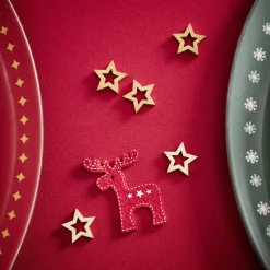 Décoration de table feutrine forme renne rouge 6 pièces < Gifi Discount