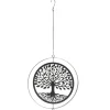 Décoration extérieure à suspendre arbre de vie mobile métal noir Ø26xL52cm < Gifi Clearance