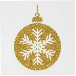 Décoration fenêtre et mur boule de Noël adhésive (6 modèles) < Gifi Hot