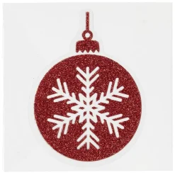 Décoration fenêtre et mur boule de Noël adhésive (6 modèles) < Gifi Hot
