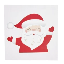 Décoration fenêtre et mur Noël adhésive personnage (3 modèles)