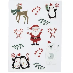 Décoration fenêtre Noël électrostatique personnage ou sapin < Gifi Best