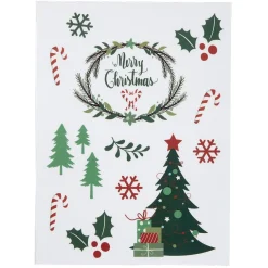Décoration fenêtre Noël électrostatique personnage ou sapin < Gifi Best