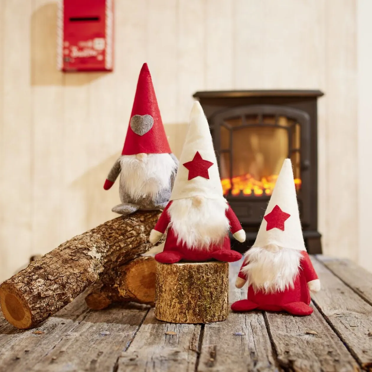 Décoration gnôme de Noël en feutre
