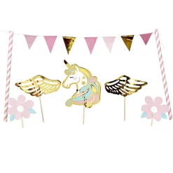 Décoration gâteau forme Licorne