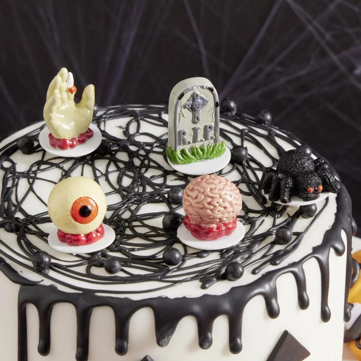 Décoration gâteau Halloween x5 en résine < Gifi Outlet