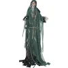 Décoration Halloween automate squelette animé son et lumière 70x30xH215cm