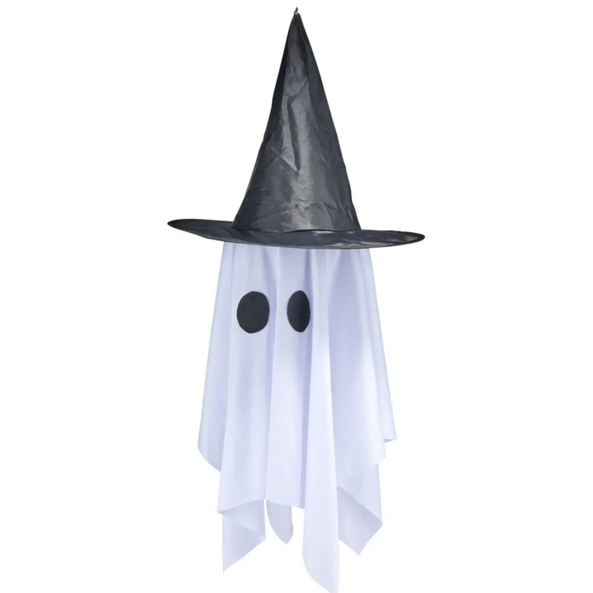 Décoration Halloween fantôme avec chapeau à suspendre Ø37xH85cm (2 modèles) < Gifi New