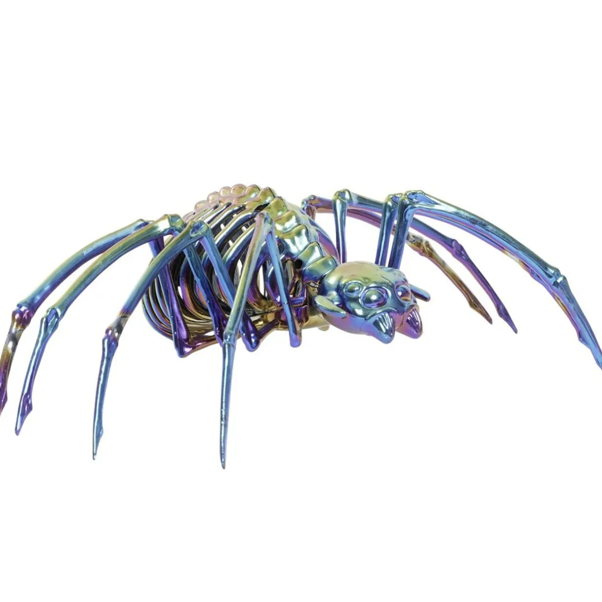 Décoration Halloween à poser Spirit araignée plastique iridescente 35x13xH20cm < Gifi Outlet