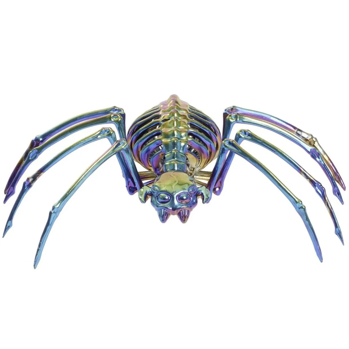 Décoration Halloween à poser Spirit araignée plastique iridescente 35x13xH20cm < Gifi Outlet