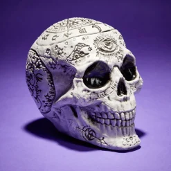Décoration Halloween Spirit tête de mort à poser 15x11xH15cm < Gifi Online