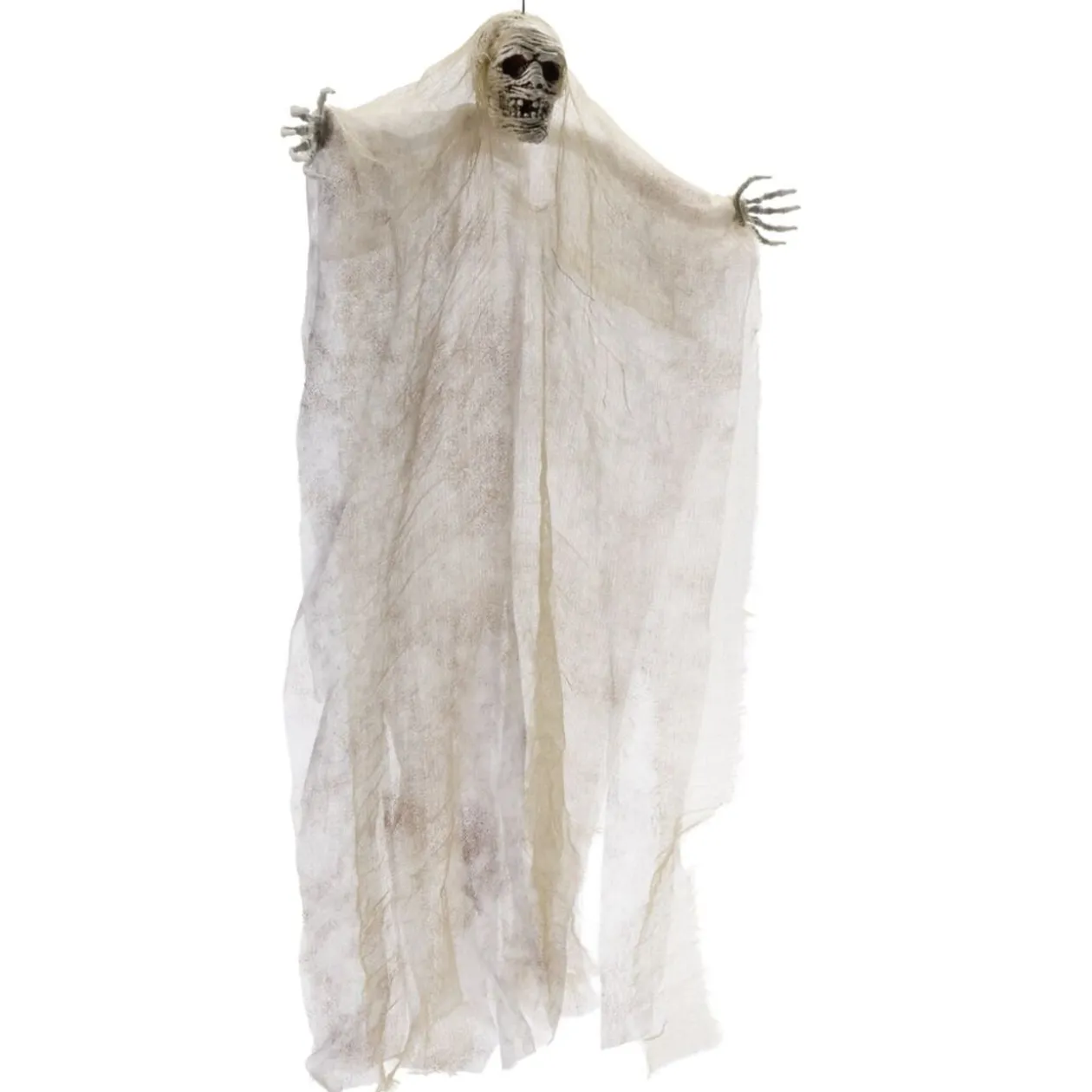 Décoration Halloween à suspendre fantôme squelette H66cm (2 modèles)