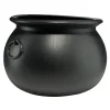Décoration Halloween XL à poser chaudron plastique noir Ø40xH28cm
