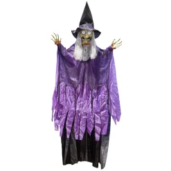 Décoration Halloween XL sorcière à suspendre 183x120xH112cm