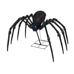 Décoration LED Halloween araignée animée sonore géante noire 140x168cm < Gifi Best