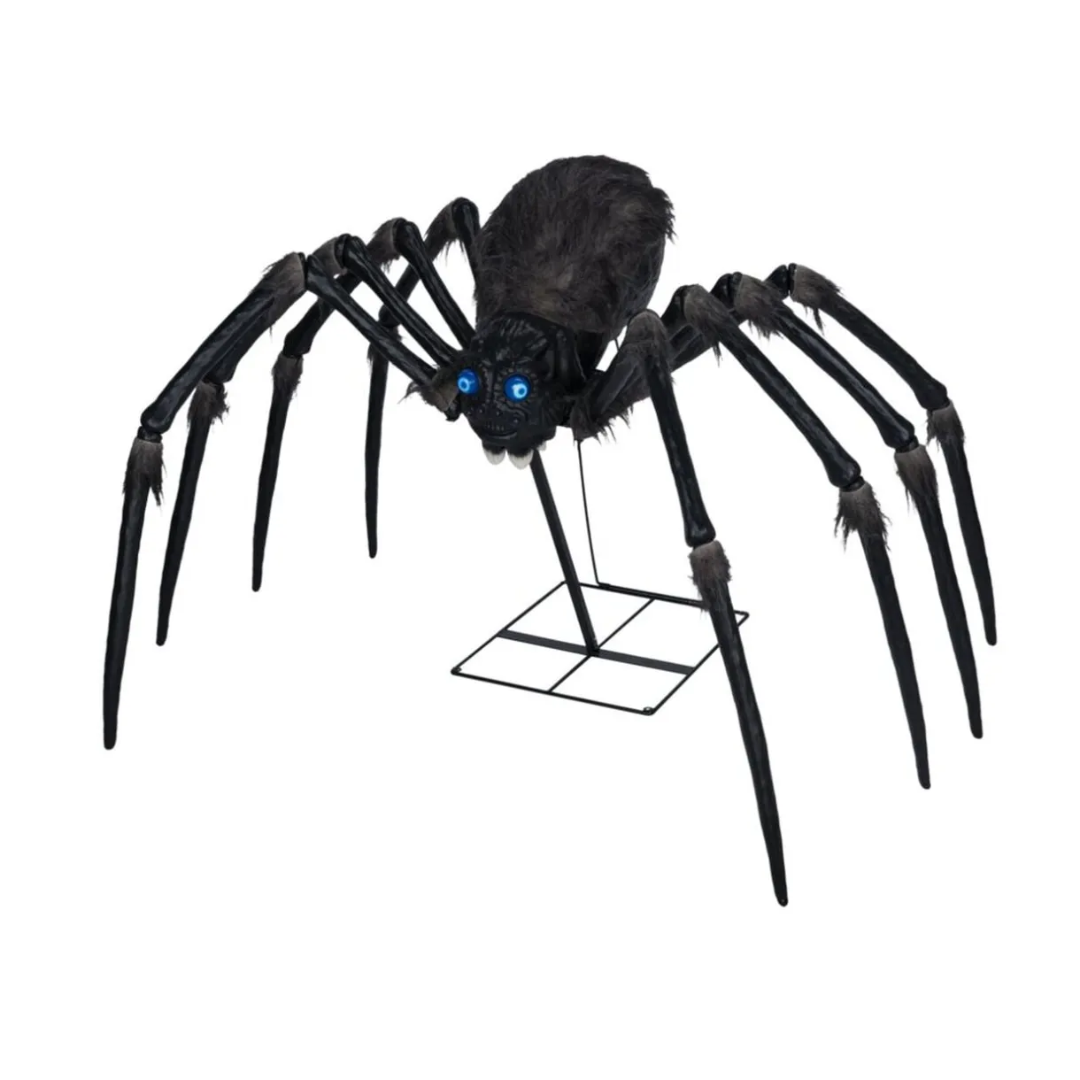 Décoration LED Halloween araignée animée sonore géante noire 140x168cm < Gifi Best