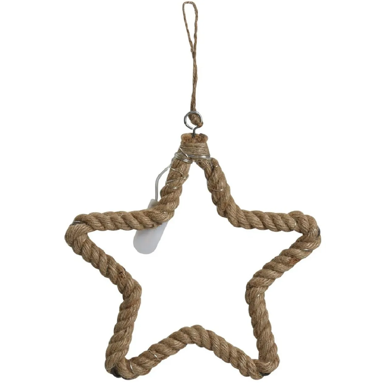 Décoration lumineuse à suspendre corde 15 LED