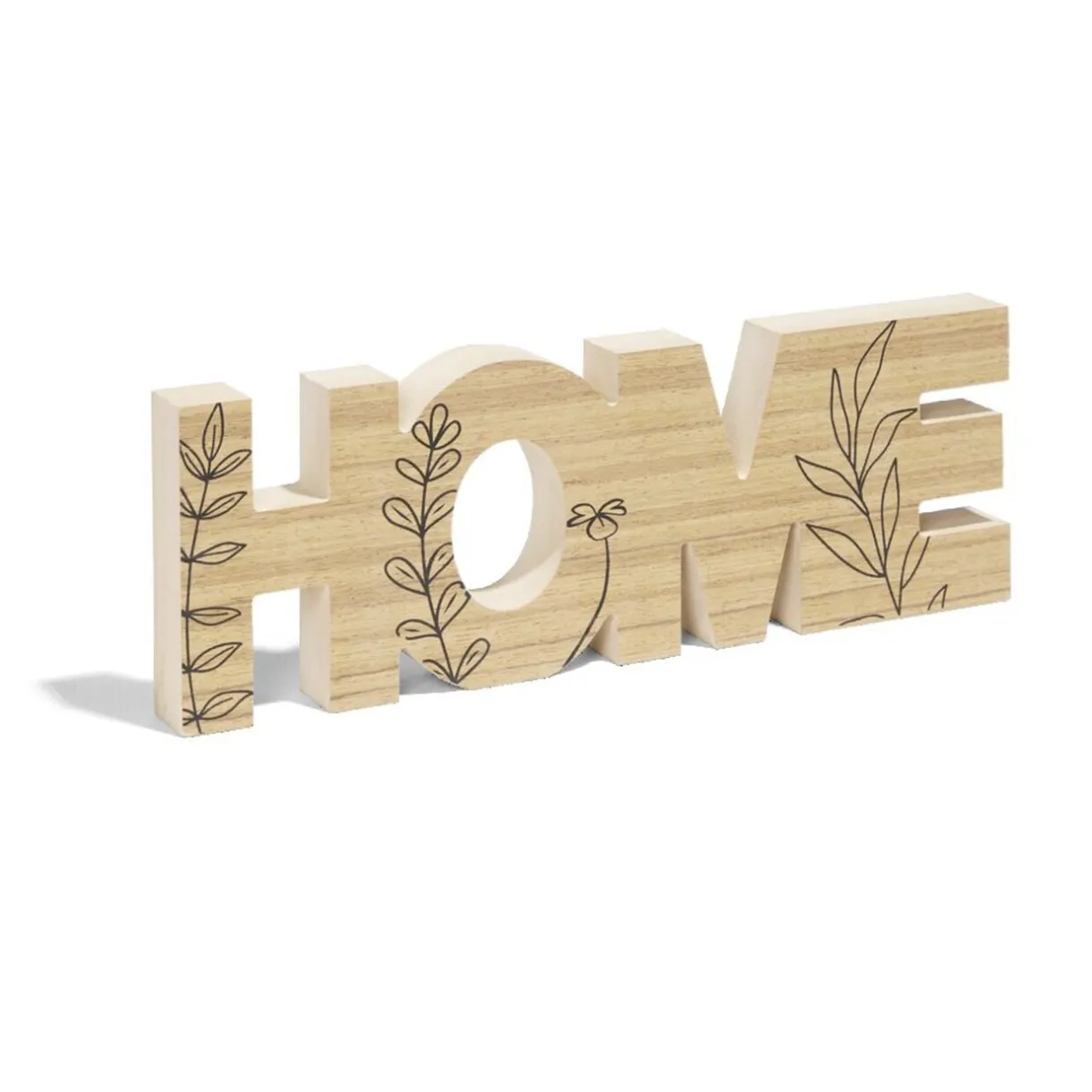 Décoration mot HOME en bois L49xH14cm < Gifi Sale