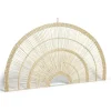 Décoration murale arc cercle osier et métal < Gifi Best