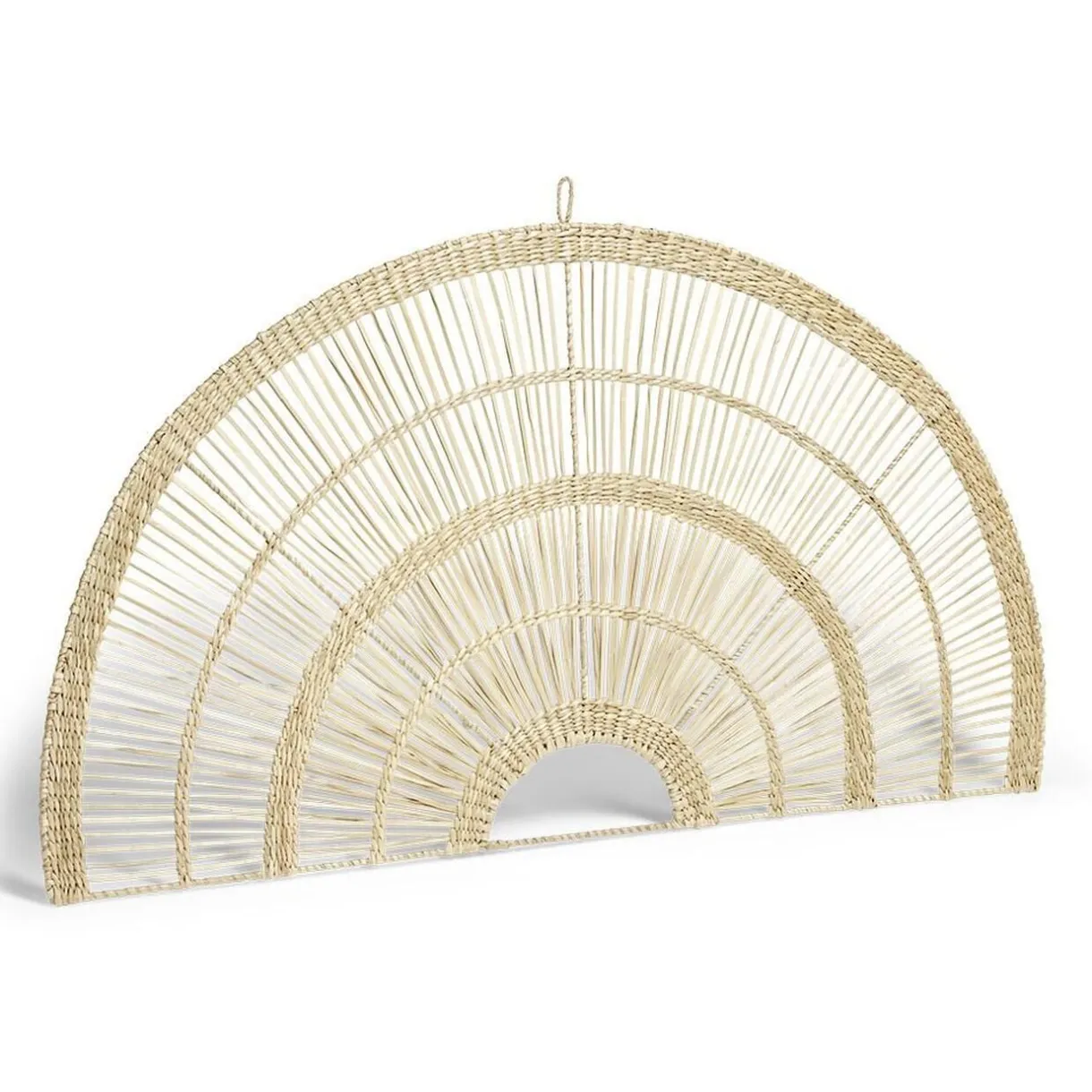 Décoration murale arc cercle osier et métal < Gifi Best