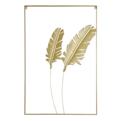 Décoration murale feuille métal 60xH90cm (2 modèles)