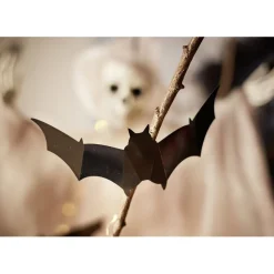 Décoration murale Halloween chauve-souris LED à coller 12 pièces L30,5xH8,5cm < Gifi Clearance