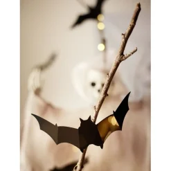 Décoration murale Halloween chauve-souris LED à coller 12 pièces L30,5xH8,5cm < Gifi Clearance