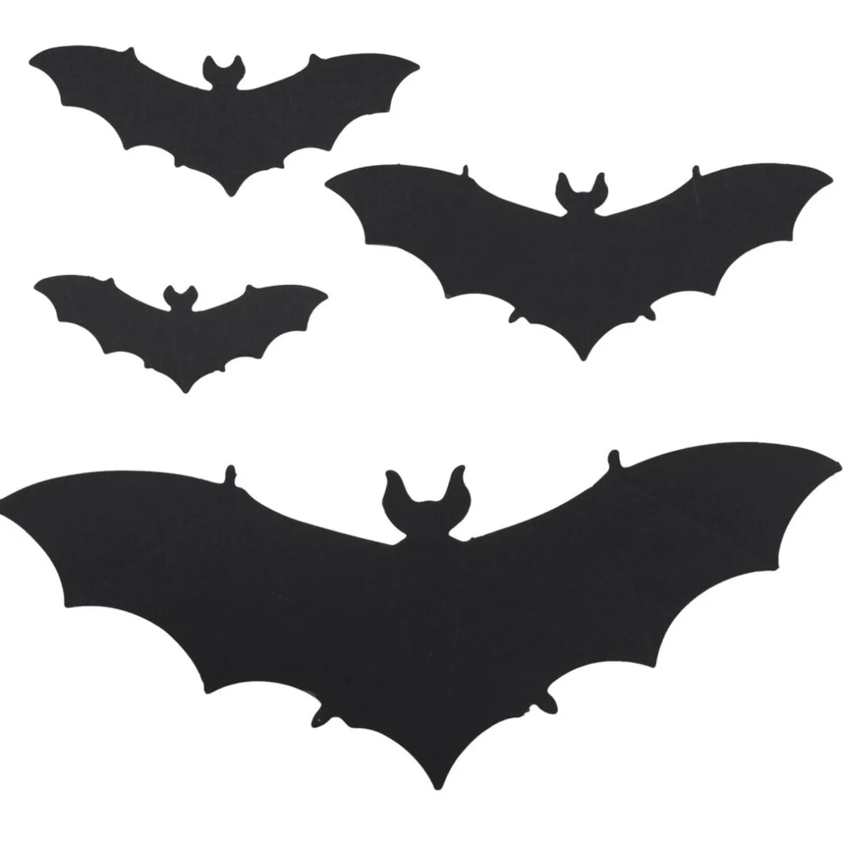 Décoration murale Halloween x30 chauve-souris papier noir < Gifi Clearance