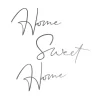 Décoration murale Home Sweet Home métal noir 41xH20cm < Gifi Outlet