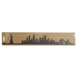 Décoration murale New York métal noir 55cm < Gifi Hot