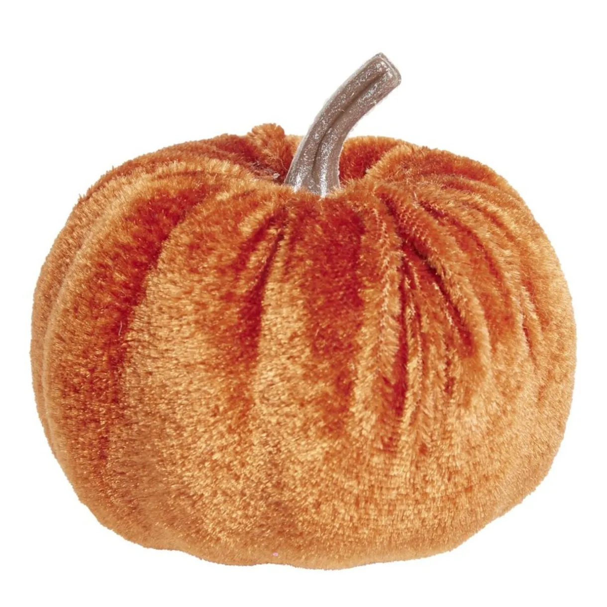 Décoration à poser forme citrouille velours 4 pièces Ø7,5xH6,5cm < Gifi Sale