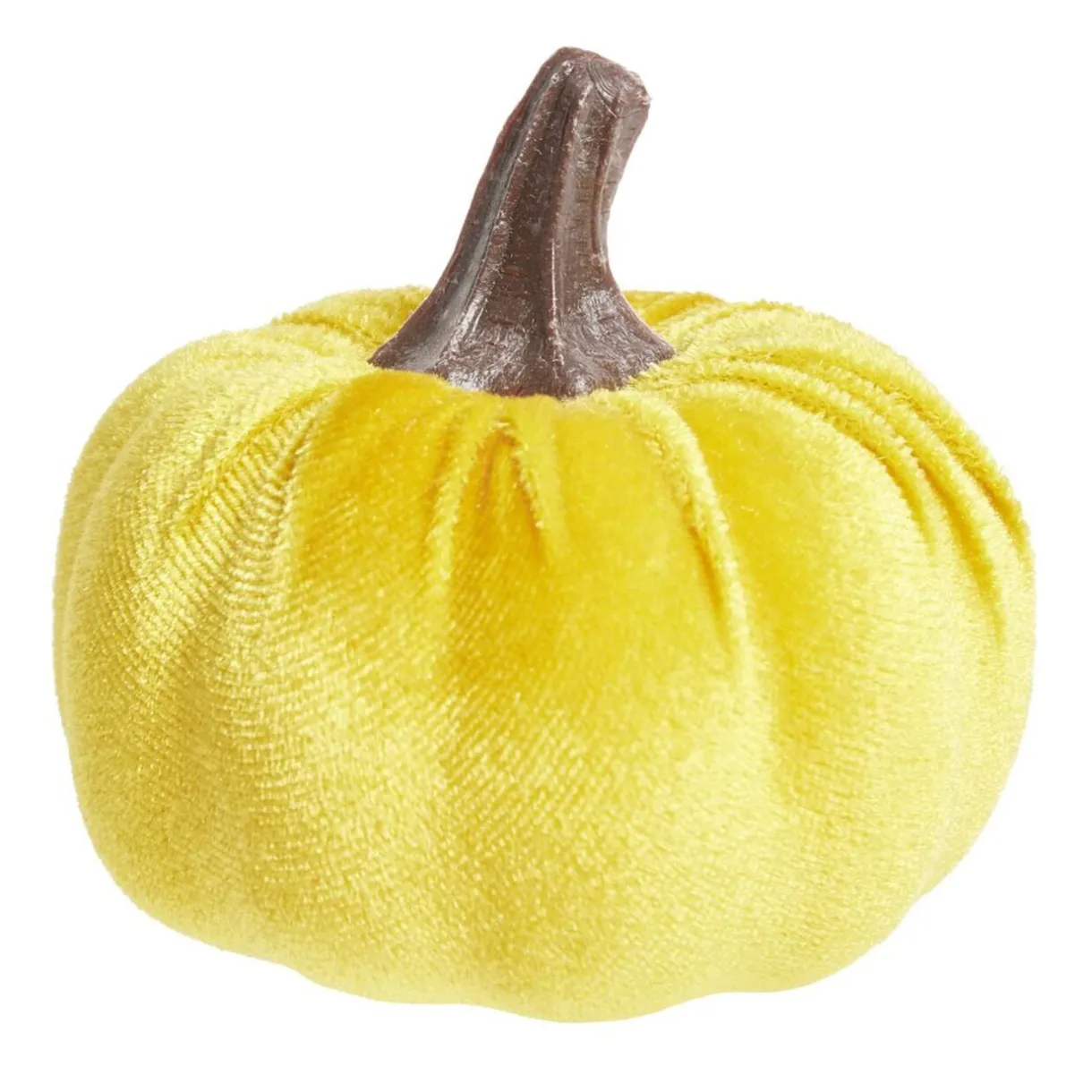 Décoration à poser forme citrouille velours 4 pièces Ø7,5xH6,5cm < Gifi Sale