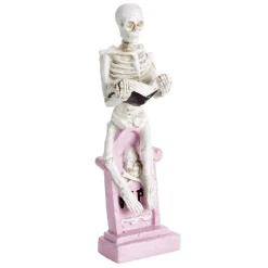 Décoration à poser Halloween squelette sur tombe H21,5cm (2 modèles)