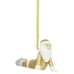 Décoration Père Noël Yoga à suspendre