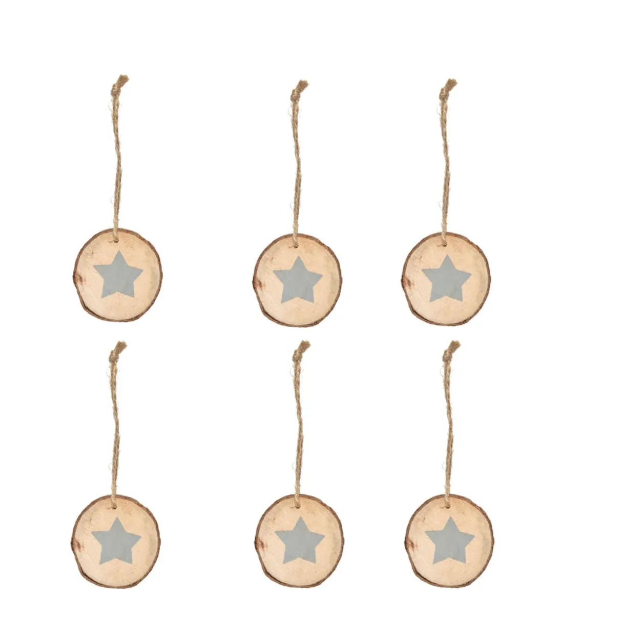 Décoration rondin de bois Noël x6 < Gifi Hot