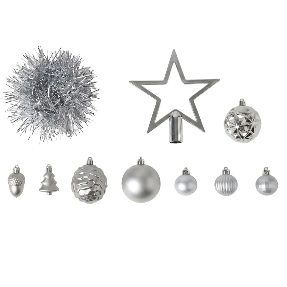 Décoration sapin de Noël assorties x40 (2 modèles) < Gifi New