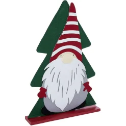 Décoration sapin en bois avec pain d'épice ou gnome H50cm < Gifi