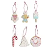 Décoration à suspendre Noël en bois Candyland 6 pièces < Gifi Hot