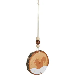 Décoration à suspendre rondin bois animaux de la forêt Ø6cm < Gifi Sale