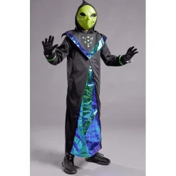 Deguiz'box déguisement enfant alien vert masque gants tunique 11/14ans