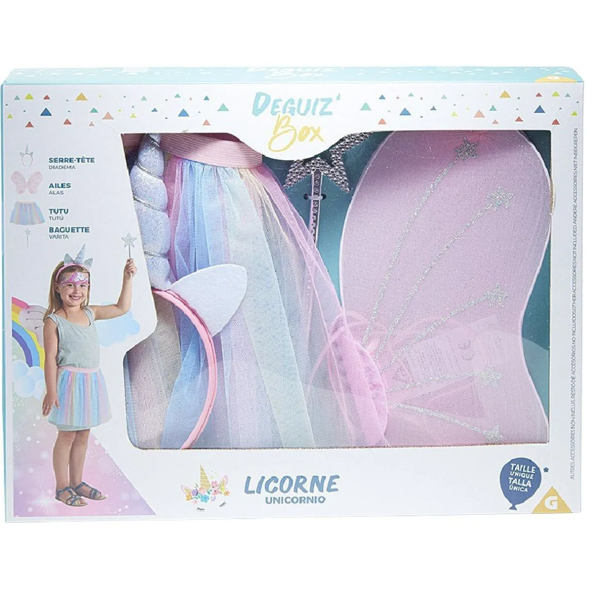 Deguiz'box déguisement fille licorne tutu - Taille unique < Gifi Clearance