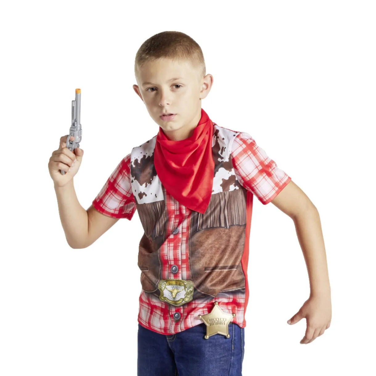 Deguiz'box enfant garçon cowboy 4/6 ans 4 pièces < Gifi Hot