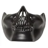Demi masque de squelette en plastique