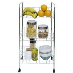 Desserte en métal 3 niveaux - 35,5xH66,5x26cm < Gifi Sale