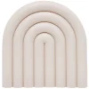Dessous de plat forme arc-en-ciel uni 15x15cm