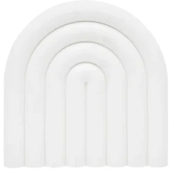 Dessous de plat forme arc-en-ciel uni 15x15cm