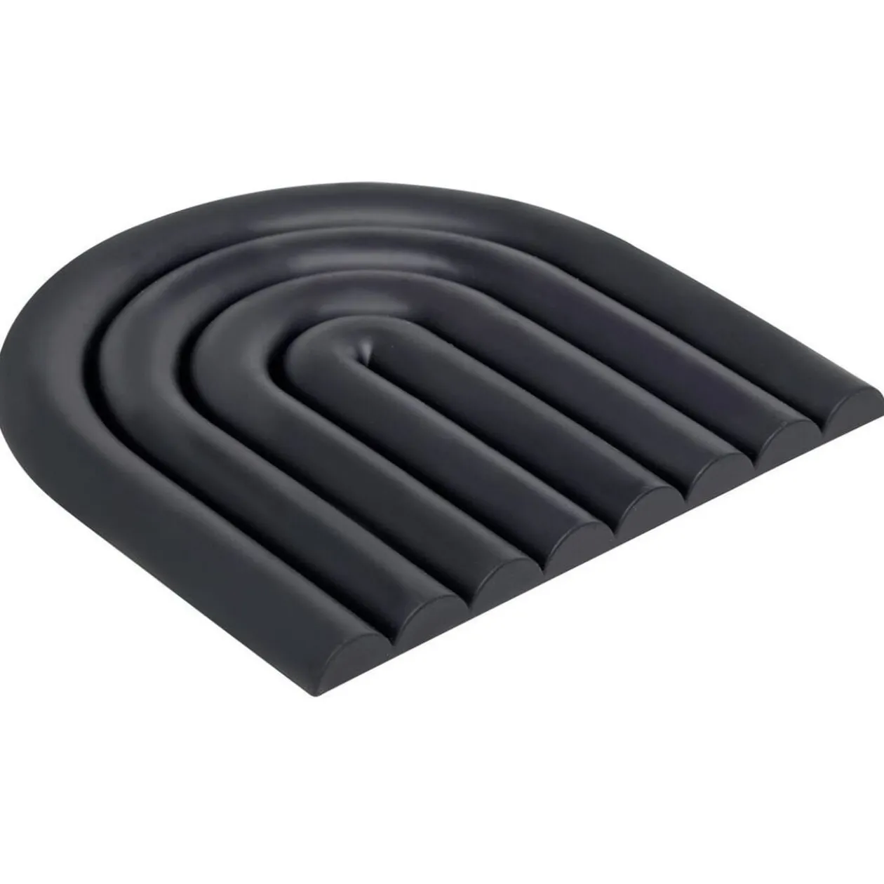 Dessous de plat forme arc-en-ciel uni 15x15cm