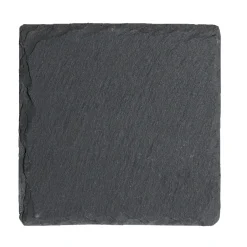 Dessous de verre carré en ardoise 10x10cm < Gifi