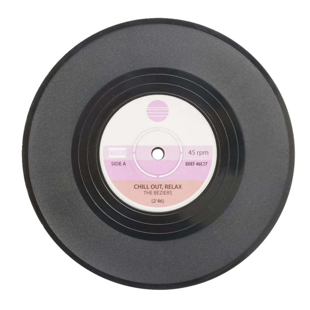 Dessous de verre forme vinyle Ø10,5cm 4 pièces < Gifi Sale