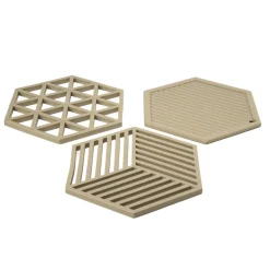 Dessous de verre silicone x3 (4 modèles) < Gifi Hot